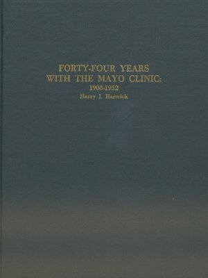 cover image of Forty-Four Years With the Mayo Clinic
